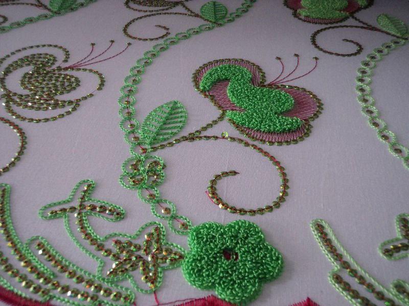 Chain Stitch Embroidery Work