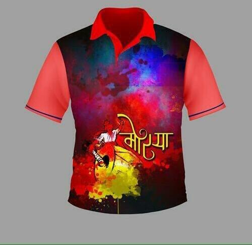 Mens Polo Neck Sublimation T-Shirts