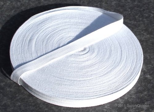 White cotton tape