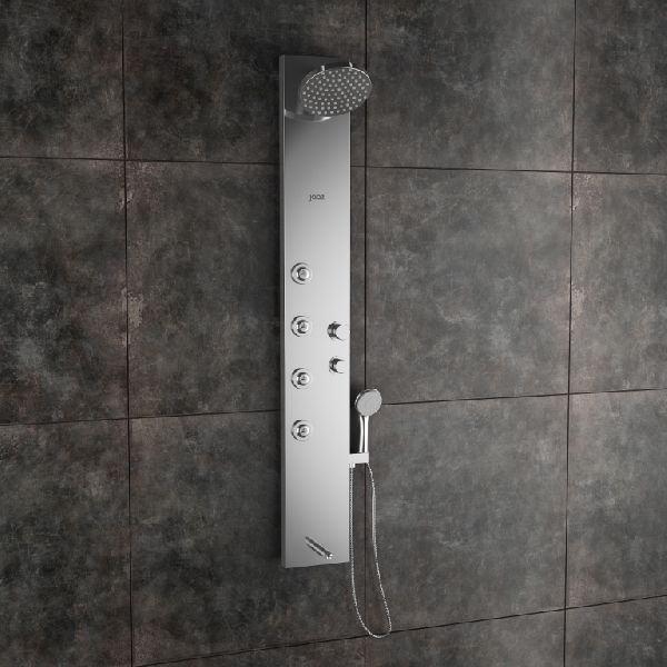 Zion Steel Matte Shower Panel