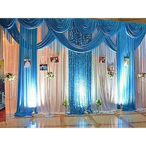 Decorative Wedding Stage Curtains at best price in Mumbai Maharashtra