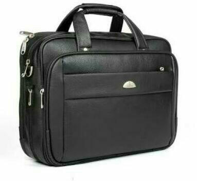 Leather Laptop Bags Black Colour