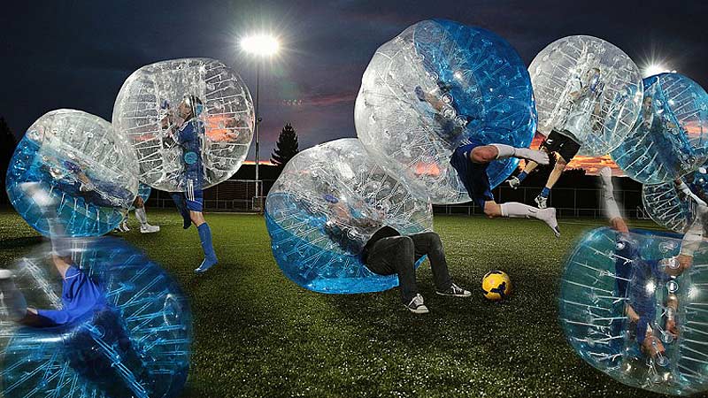 Inflatable football
