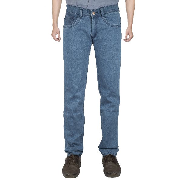 Blumelt Light Blue Mens Premium Jeans, Gender : Male