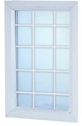 Polished UPVC Fixed Window, Size : 3x6.5 Feet