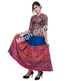 Gujarati Vintage Skirt with Embroidered
