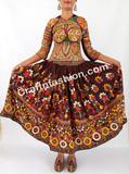 Indian Hand Embroidered Rabari Girl\\'s Skirt