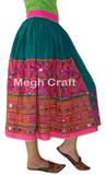 Kutch with Rabari Embroidered Skirt
