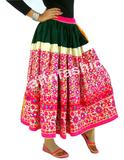 Kutchi Rabari Mirror Work Skirt