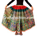 Traditional Kutchi Embroidery Cotton Skirt