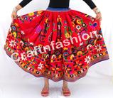 Traditional Kutchi Hand Embroidered Skirt