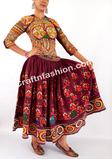 Vintage Gypsy Kutch Handmade Rabari Skirt