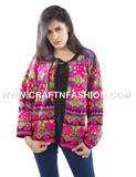 Vintage Kutch Embroidered Jacket With Heavy Mirror Work