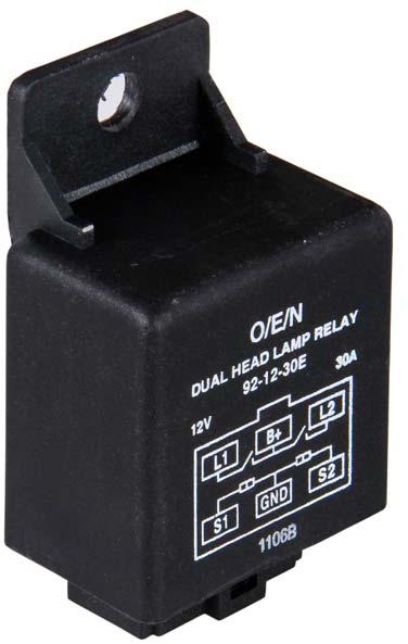 Dual Headlamp Relay (Series 92), for Automobiles Use, Voltage : 220V