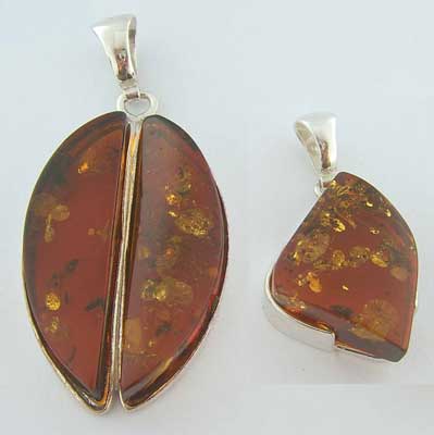Baltic Amber Pendant - 45