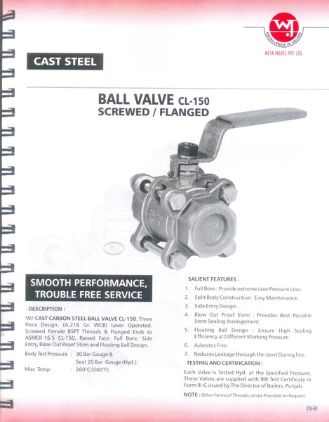 Cast Steel Ball Valves