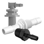 Threaded barb adapter