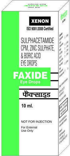 Plastic Faxide Eye Drop, Bottle Size : 10 ml