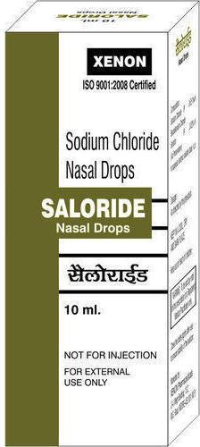 Saloride Nasal Drop, Sealing Type : 3 pieces, with dropper