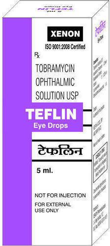 Teflin Eye Drop, for Anti Biotic, Bottle Material : Plastic