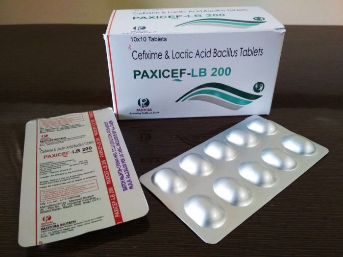 Paxicef-200LB Tablets