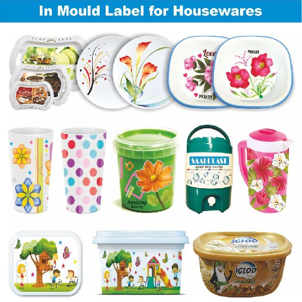 In Mould Label for House Wares