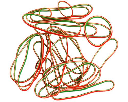 DC Rubber bands (tiranga), Color : MULTICOLOR