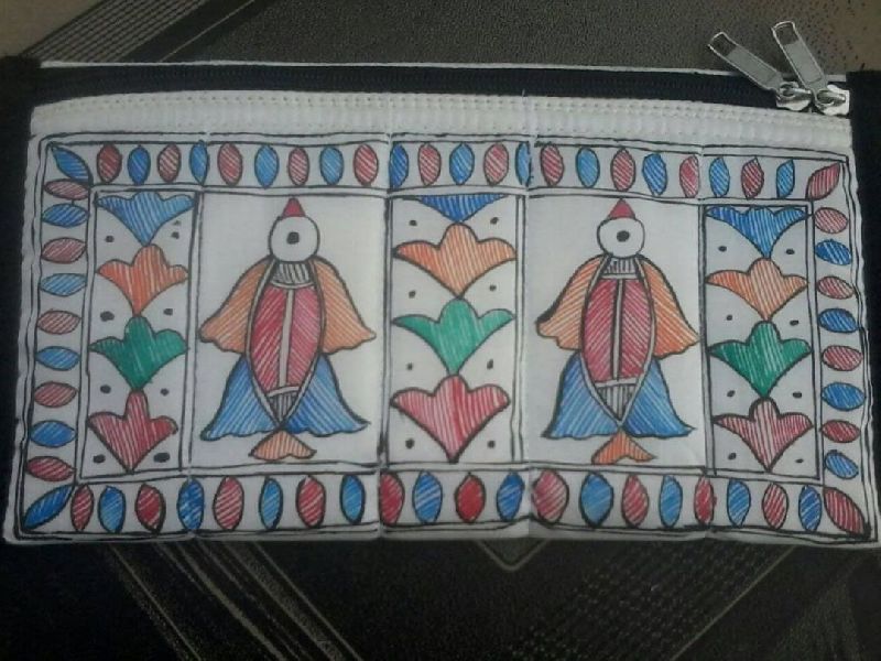 Printed Madhubani Painted Wallets, Gender : Female