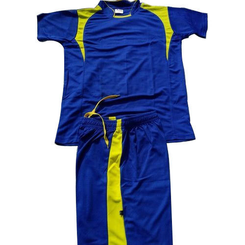 Half Sleeve Football Uniform, Color : Blue