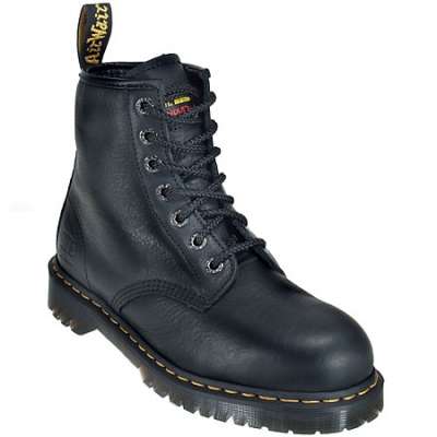 Doc Martens Boots: Men's R12231002 Steel Toe 6 Inch Work Boots