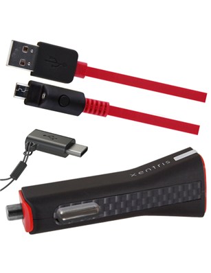 Dual Micro USB Vehicle Charger