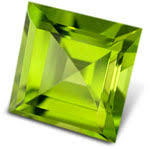 Square cut gemstone