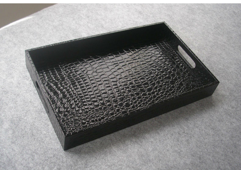 Saffire Leather Serving Tray