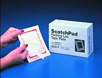Scotch Packing List Tape Pad