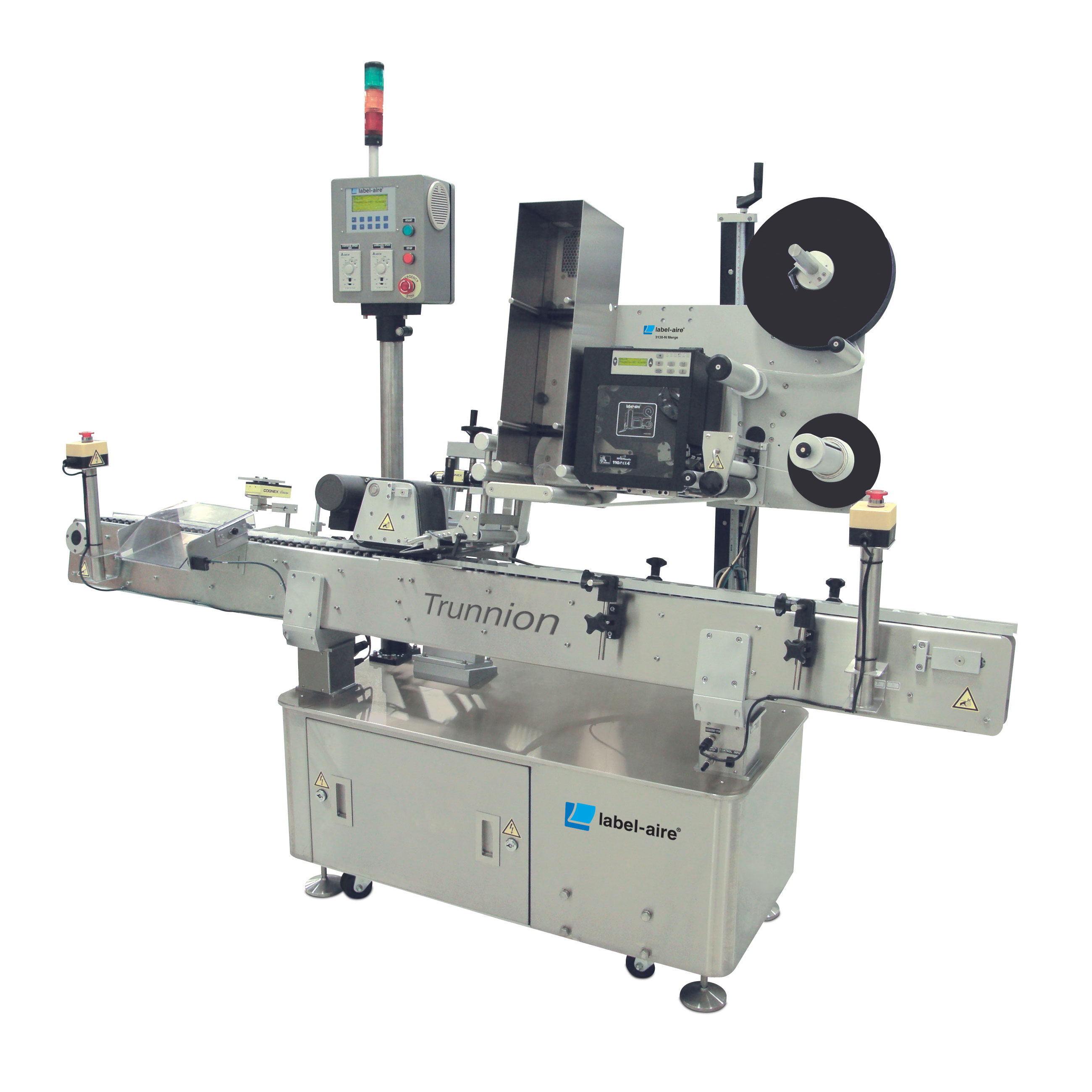INLINE TRUNNION SERIES LABELING SYSTEM