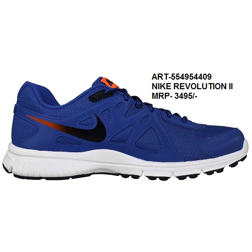 Nike Men's Blue Mesh Running Shoes