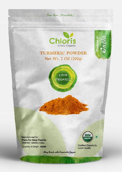 Chloris organic turmeric powder, Certification : NPOP, USDA