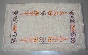 embroidered mats