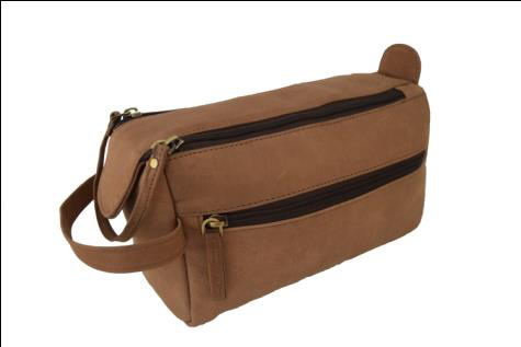 Hunter Leather Toiletry Bag