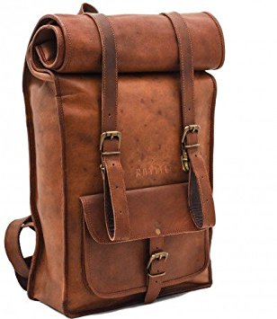 Leather rucksack bags