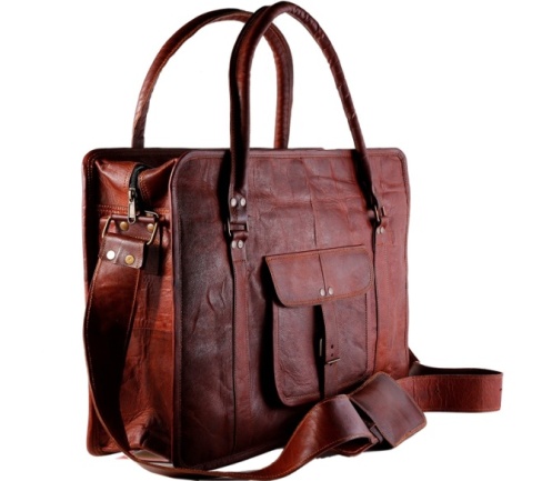 PH025 Leather Messenger Bag
