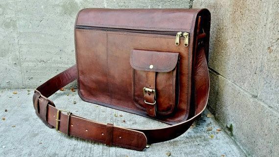 PH029 Leather Laptop Bag