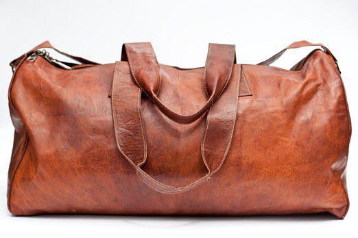 PH064 Vintage Leather Duffle Bag