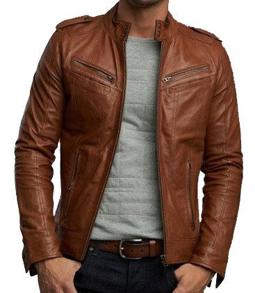 mens lightweight leather jacket