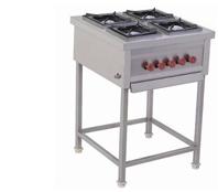 Steel Four Burner Gas Stove, for Cooking, Feature : Best Quality, Corrosion Proof, High Efficiency