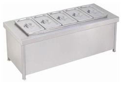 Table Top Bain Marie Counter, for Canteen, Hotel, Restaurants, Color : Silver