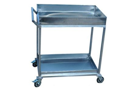 Polished Utility Trolley, for Commercial, Feature : Heat Resistant