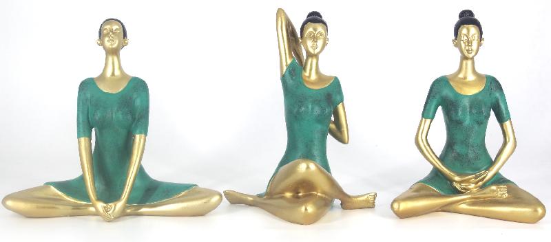 Yoga showpiece Figurine