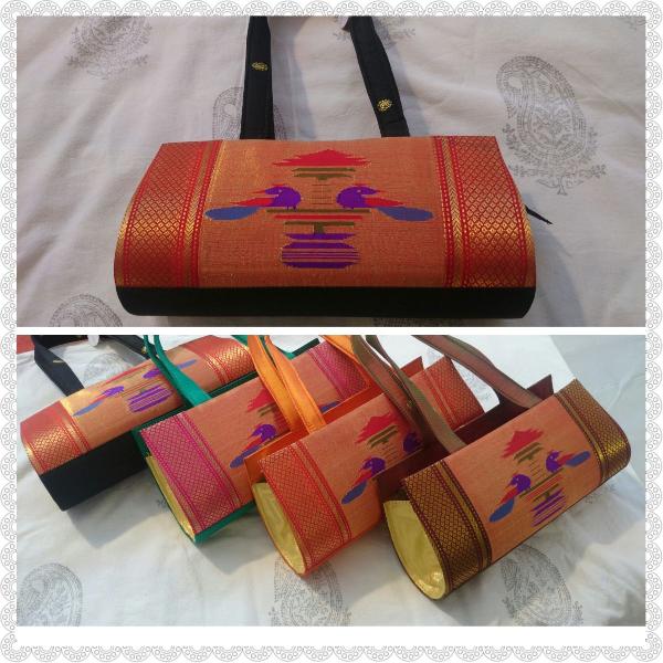 paithani purse at Rs 650 / Purse in Thane | MyPaithani Collections