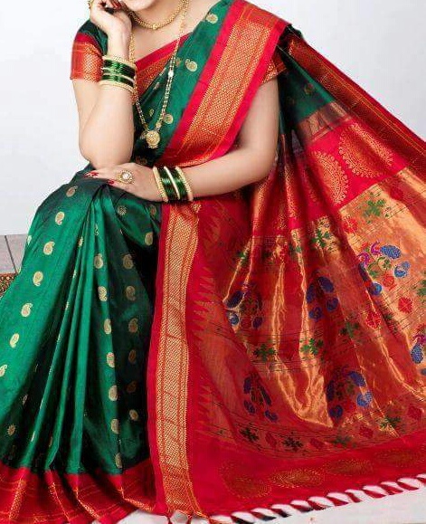 Pure Silk Paithani Sarees By Mypaithani Collections From Thane Maharashtra Id 3166420